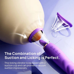 Sucking Licking Vibrating Tongue Oral Clitoral G spot Vibrator