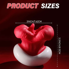 Big Mouth Upgraded Tongue Licking Vibrator for Women with 8 Vibrating Tongue Licking Modes