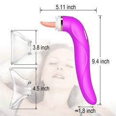 Clitoral Sucking Licking Vibrator, G Spot Tongue Vibrator