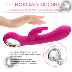 Rabbit Vibrator 42 ℃ Heating Stick Masturbation Waterproof Multi-frequency Vibration