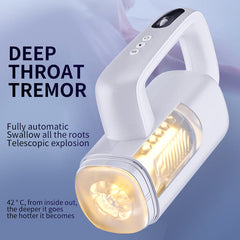 Innovative Hands-Free Pleasure: Multi-Mode Male Masturbation Device with Heating Function