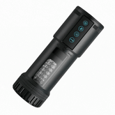 Black Panda Adams 5 Sucking 5 Telescoping 10 Vibrating Oral Sex Masturbation Cup