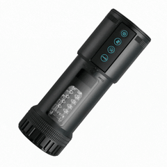 Black Panda Adams 5 Sucking 5 Telescoping 10 Vibrating Oral Sex Masturbation Cup