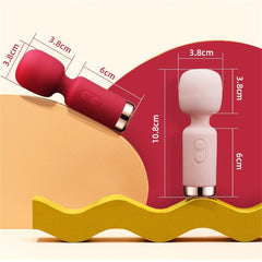 Lurevibe -Mini Strong Shock Vibrator Women's Multi Frequency Second Wave Masturbator Small Massage Stick