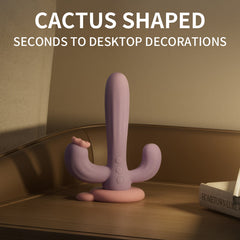 Cactus Pleasure Oasis: Suction + Vibrating Massage Wand