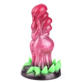 Surreal Realistic Wolf Teeth Luminous Silicone Dildo With Suction Cup