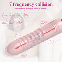 New Rose Toy Warming G-spot Tongue Licking Vibrator