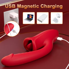 Rose Muncher Bite Vibrator G Spot Clitoris Stimulator