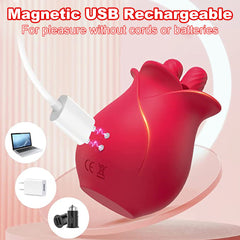 Rose Romeo - Double Tongue Lick Shaker clitoral nipple orgasmic sex toy