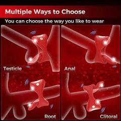 Penis Ring Tongue Design with 9 Vibration Modes