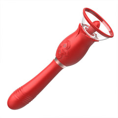 Vibrator bar multi-frequency sucking vibration telescopic vibration