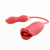 Rose Muncher Scarlet Rose kiss 3-in-1 Bitting & Thrusting Vibrator
