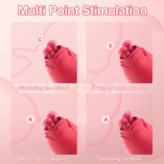 Rose Juliet - Double Tongue Lick Shaker clitoral nipple orgasmic sex toy