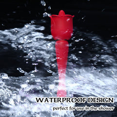 Rose Honey Tongue Licking Vibration G Point Massage Stick Nipple Masturbation Device