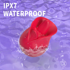 Roman 9 Frequency Tongue-licking Rose Toy