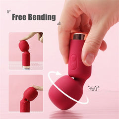 Lurevibe -Mini Strong Shock Vibrator Women's Multi Frequency Second Wave Masturbator Small Massage Stick