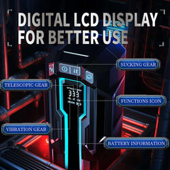 3-in-1 Telescopic Sucking Vibrating Deepthroat Male Masturbator