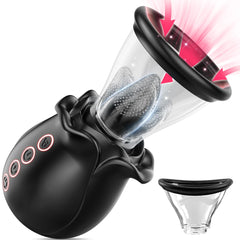3 in 1 Sucking &Licking Rose Vibrators