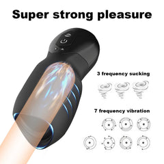 Dragon Suction Trainer Male Masturbator Oral Vaginal Penis Vibrator