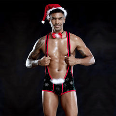 Christmas Men's Sexy Lingerie One-piece Christmas Costume For Male