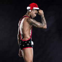 Christmas Men's Sexy Lingerie One-piece Christmas Costume For Male
