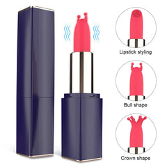 Mini Lipstick Vibrator Secret Bullet Masturbator Nipple Clitoris Stimulator