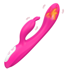 Female Masturbation Device Rabbit Heated Vibrator Waterproof