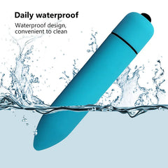 Fun Vibrator Mini Bullet Jump Egg Ten Frequency Vibration Tip Frosted Bullet