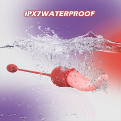 Mia 2-in-1 Upgraded Tongue-licking Rose Toy With Licking Bullet Vibrator