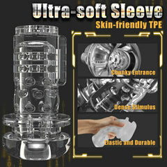 Clare Gamepad Telescopic Vibrating Masturbation Game Cup