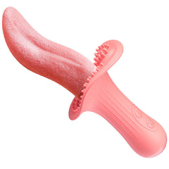 Rose Realistic Tongue Licking Massage Vibrator