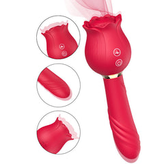 Rose Shaker Sucking Jump Egg Adult Toy G-spot Masturbation Device for Women