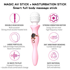 Female Vibrating Massage Magic Wand Masturbation Vibrator