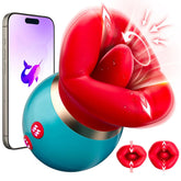 3 in 1 App Remote Control Big Mouth Vibrator With 360° Tongue Licking & Sucking & Vibrating