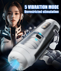 Mecha Warrior Fully Automatic Aircraft Cup Male Telescopic Sucking And Pronouncing Masturbation Device