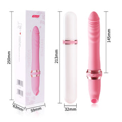 Telescoping Vibrator Female 10 Frequency Variable Sex Machine Clitoris Vibrador