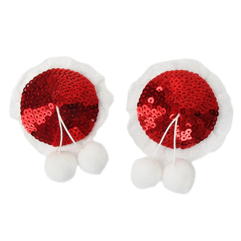 Christmas Small Sequins Sexy Female Nipple Stickers