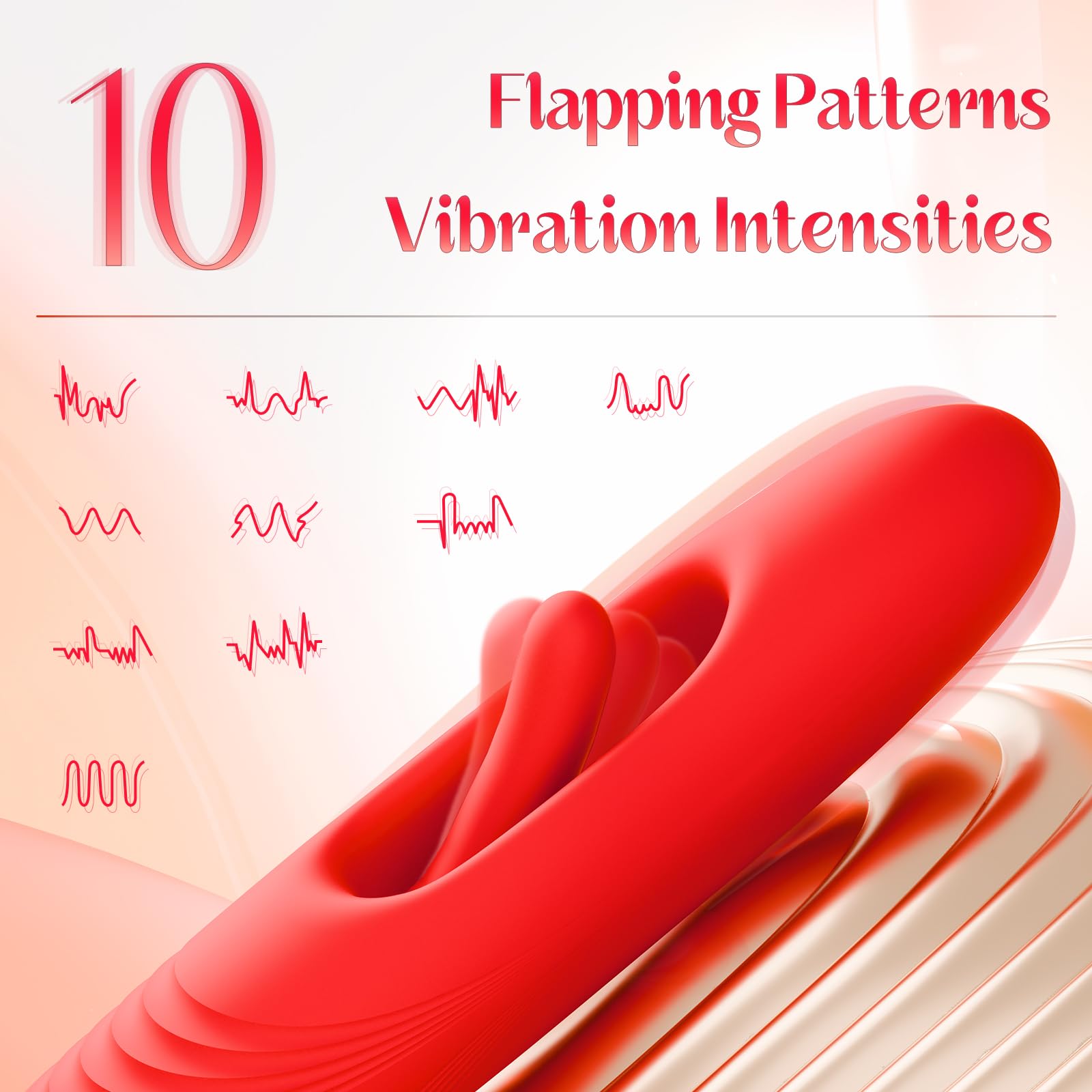 Rose Muncher Lip Tongue Suction Vibrator With Patting Dildo Vibrator