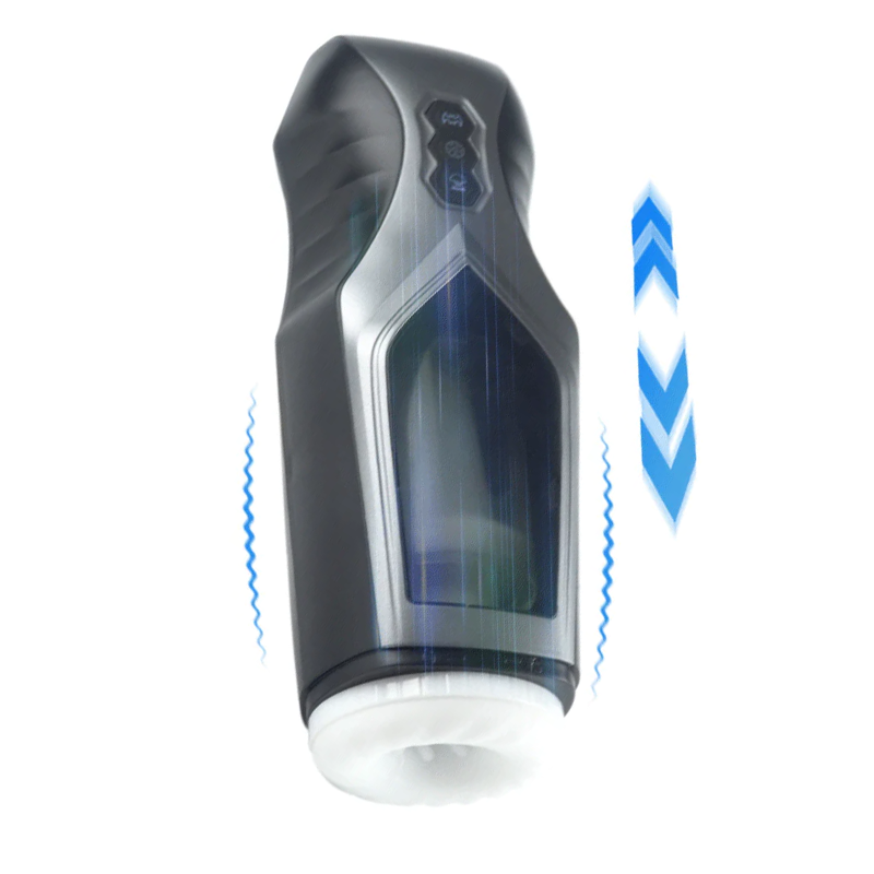 Thursting & Vibrating With Huge Visible Window Oral Male Masturbation