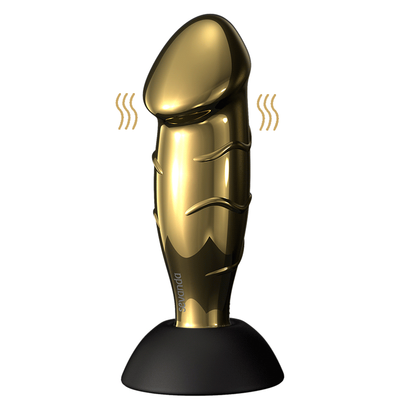 Drunken King Kong Gilded Prostate Massager Masturbation Stick Anal Plug