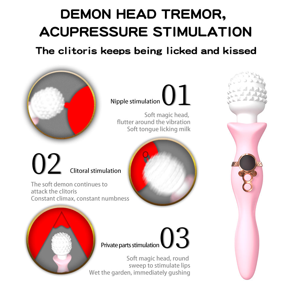 Female Vibrating Massage Magic Wand Masturbation Vibrator